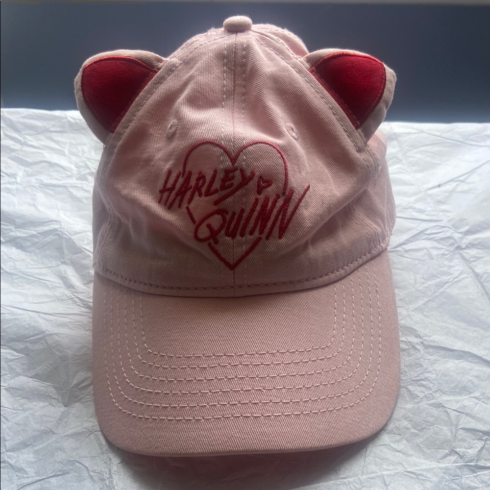 Pink Harley Quinn Cap with Ears
